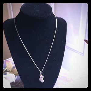 Cute necklace silver